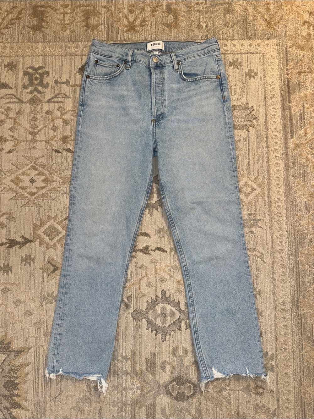 Agolde Riley Crop Jean